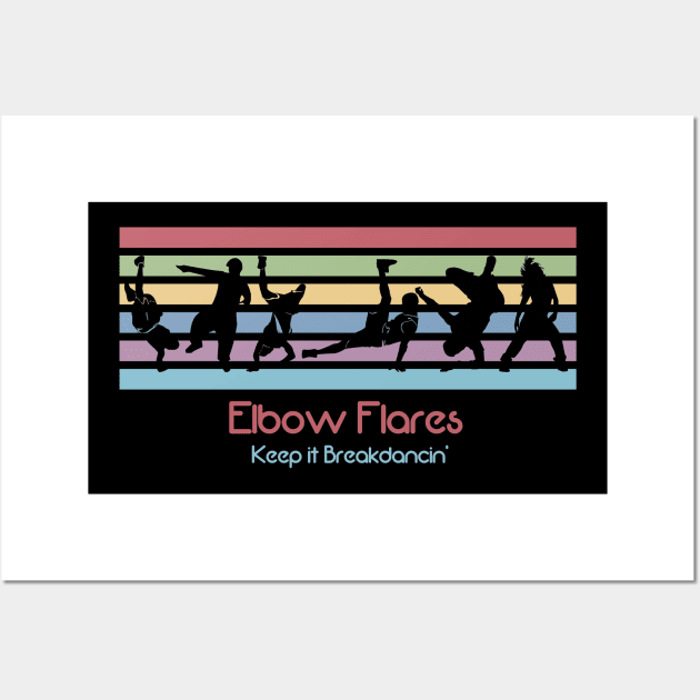 Best 80s Breakdancing - Elbow Flares Wall Art by Contentarama